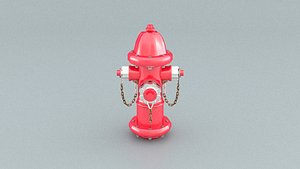 3D laos Fire Hydrant model