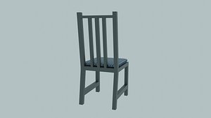 Piano chair 3D model