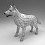 3d rigged german shepherd