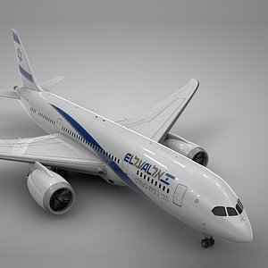 boeing 787 dreamliner el al 3D model