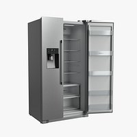 Stainless Steel Side By Side Refrigerator Bosch