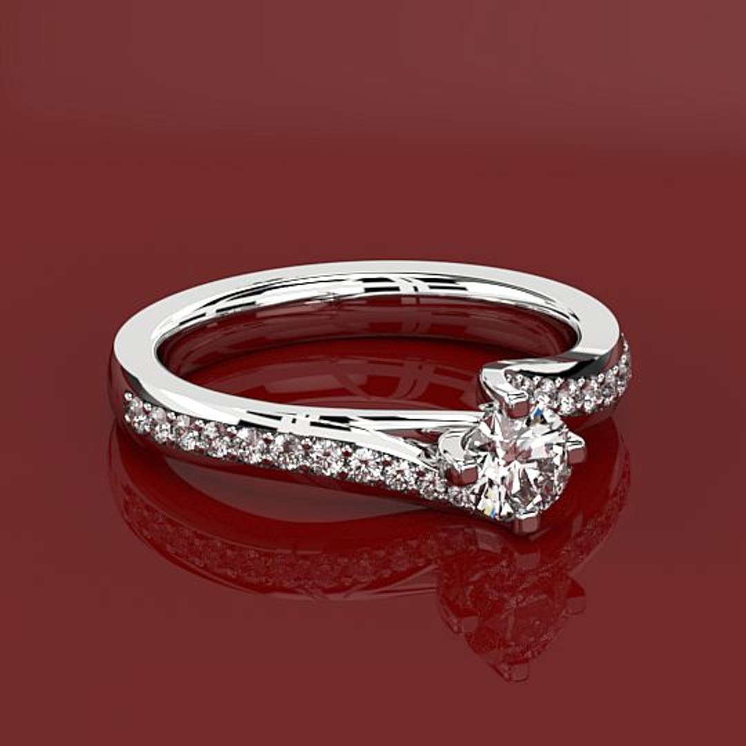 3d model solitair ring https://p.turbosquid.