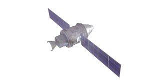 satellite vehicle spaceship 3d 3ds