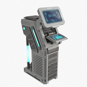 Sci Fi Terminal v1 3D model