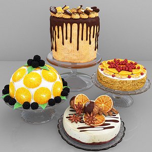 Orange cake collection 4