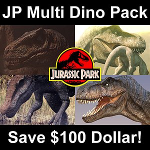 Jurassic Park - Multi Dino Pack