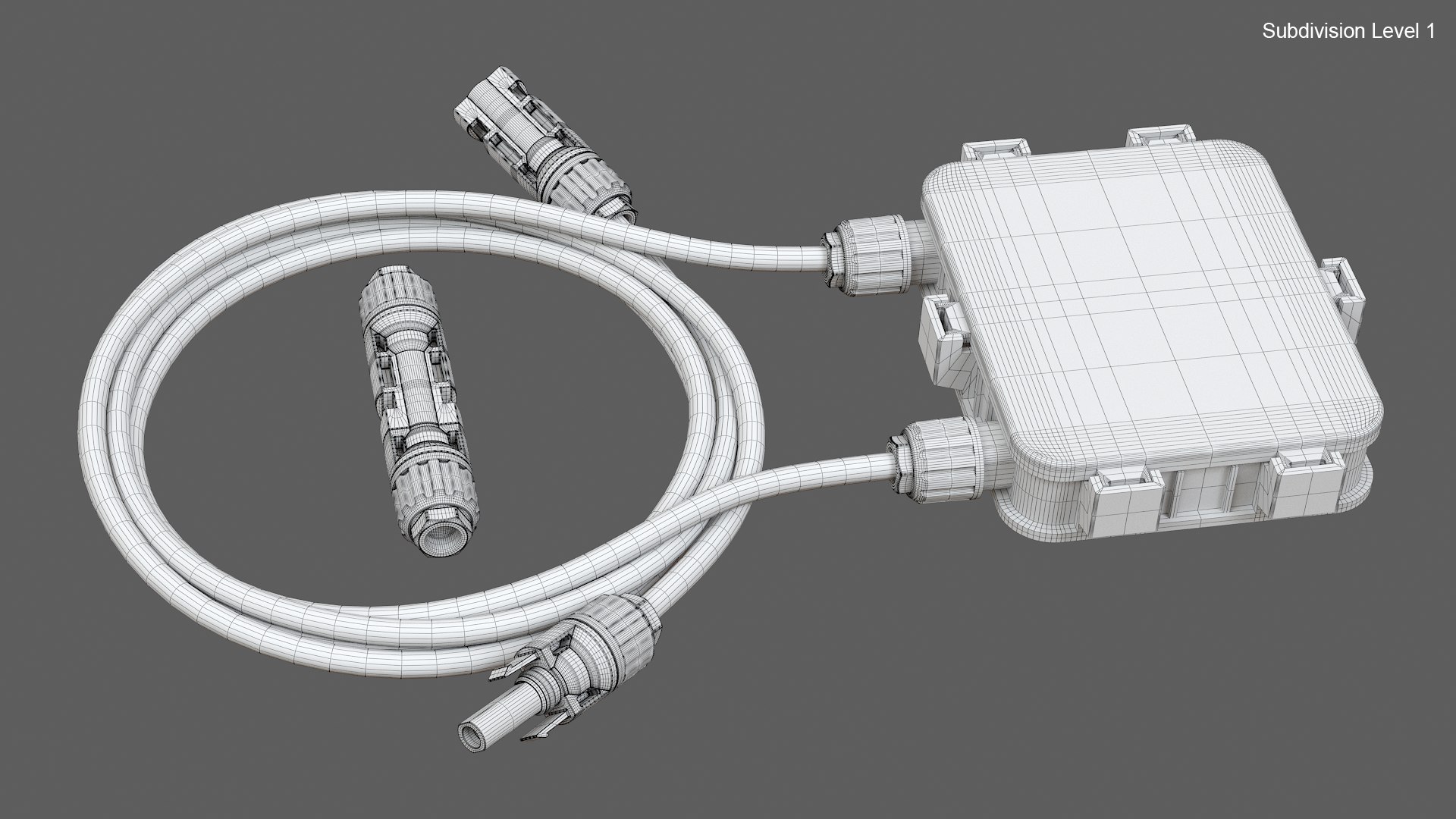 Solar Junction Box 02 3D model - TurboSquid 2047598
