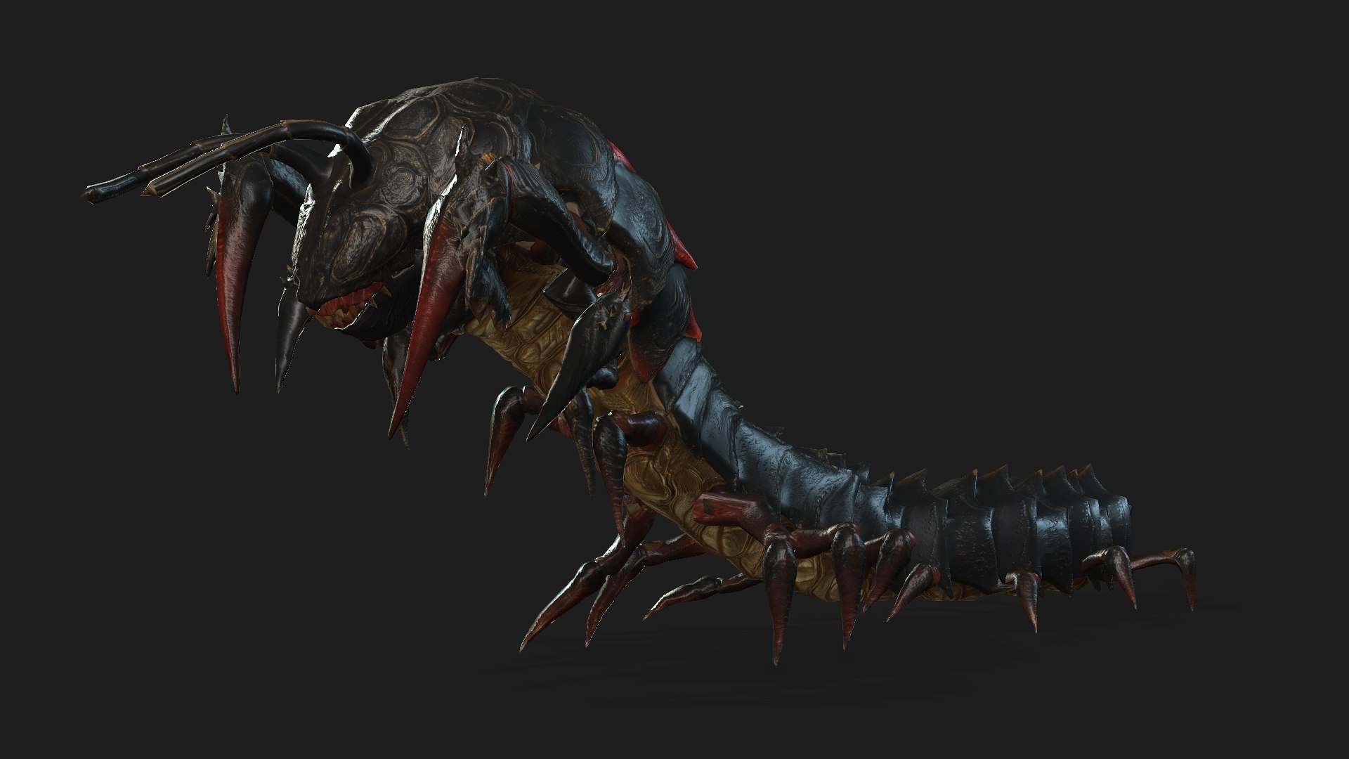 3D Centipede Monster-V2 https://p.turbosquid.com/ts-thumb/ek/FuzbdT/Lu/preview1/jpg/1768555570/1920x1080/fit_q87/61b8062eae6a2a0026e78af012a2a14d740d8ef9/preview1.jpg