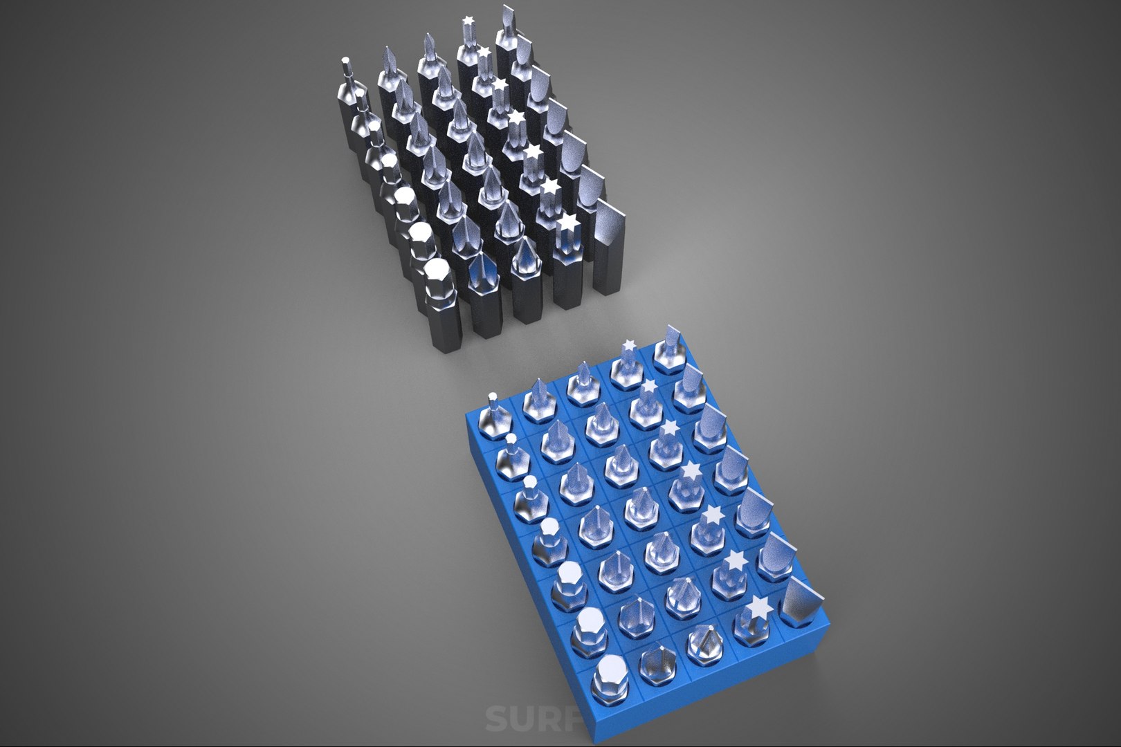 3D STANDARD STAND SCREWDRIVER DRILL BIT POINT HEAD NIB TIP SET KIT https://p.turbosquid.com/ts-thumb/ek/KLgSB1/VQ/27_1886_standardstandscrewdriverdrillbitpointheadnibtipsetkit/jpg/1785994840/1920x1080/fit_q87/aaf3a76b9b0e28e1d94b24733ccf37c768f2043e/27_1886_standardstandscrewdriverdrillbitpointheadnibtipsetkit.jpg