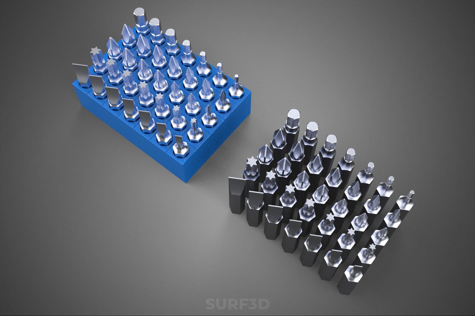 3D STANDARD STAND SCREWDRIVER DRILL BIT POINT HEAD NIB TIP SET KIT https://p.turbosquid.com/ts-thumb/ek/KLgSB1/ao/22_1886_standardstandscrewdriverdrillbitpointheadnibtipsetkit/jpg/1785994834/1920x1080/fit_q87/f20c208943b310bfe669af4f69caa623dea5eb8f/22_1886_standardstandscrewdriverdrillbitpointheadnibtipsetkit.jpg