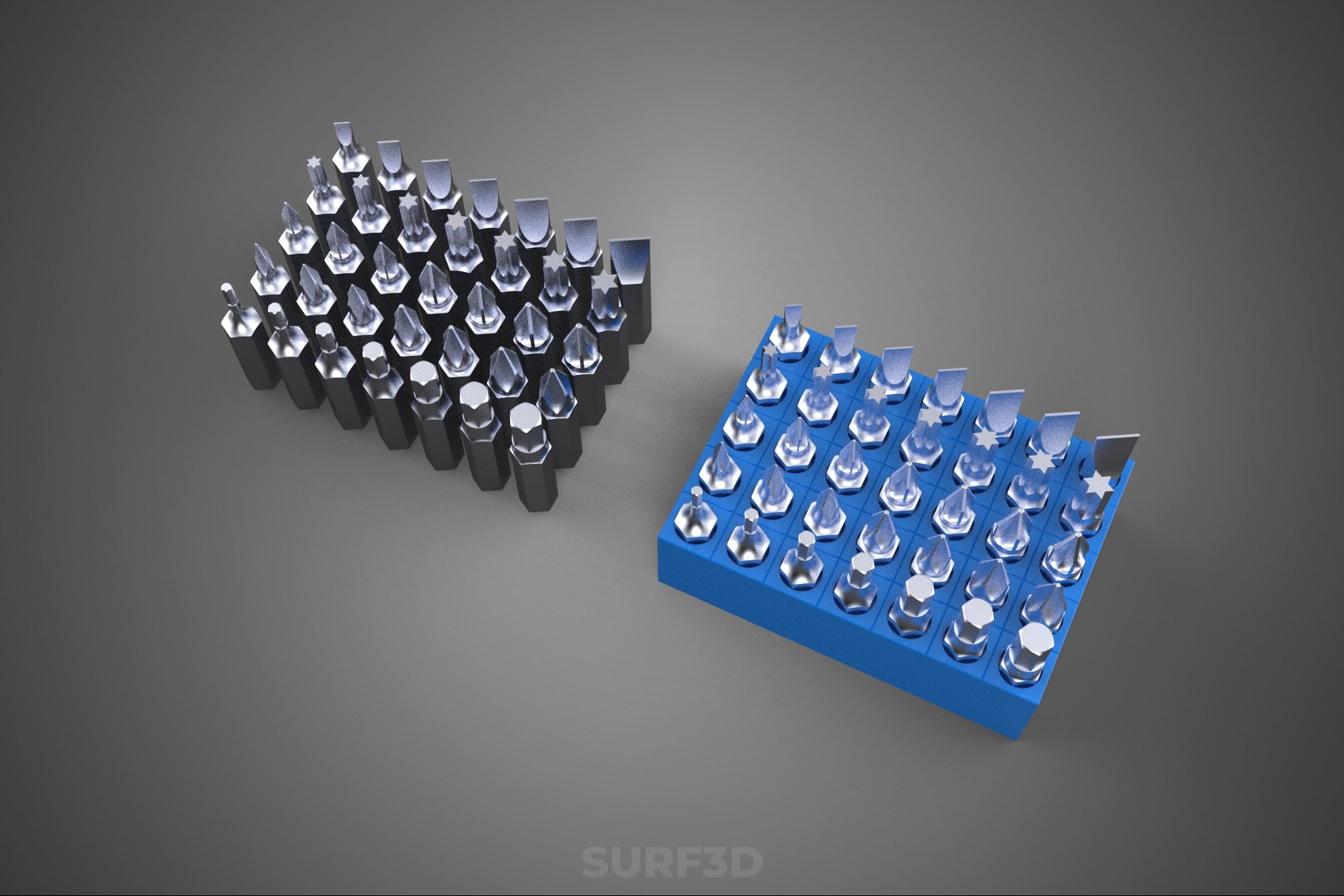3D STANDARD STAND SCREWDRIVER DRILL BIT POINT HEAD NIB TIP SET KIT https://p.turbosquid.com/ts-thumb/ek/KLgSB1/l0/26_1886_standardstandscrewdriverdrillbitpointheadnibtipsetkit/jpg/1785994835/1920x1080/fit_q87/738d1b8f0c59c5dd1b3c36f326b5fce9d137e056/26_1886_standardstandscrewdriverdrillbitpointheadnibtipsetkit.jpg