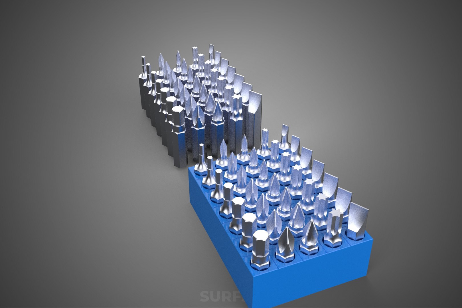 3D STANDARD STAND SCREWDRIVER DRILL BIT POINT HEAD NIB TIP SET KIT https://p.turbosquid.com/ts-thumb/ek/KLgSB1/yr/09_1886_standardstandscrewdriverdrillbitpointheadnibtipsetkit/jpg/1785994800/1920x1080/fit_q87/987b520fb0af8d46f3508592e547568f1f9fe254/09_1886_standardstandscrewdriverdrillbitpointheadnibtipsetkit.jpg