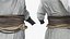 Asiatisches Bürgerliches Outfit Grau