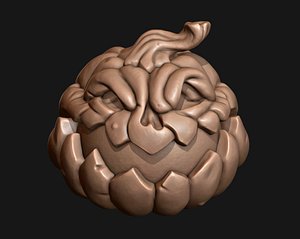 3D Pumpkin Halloween print model