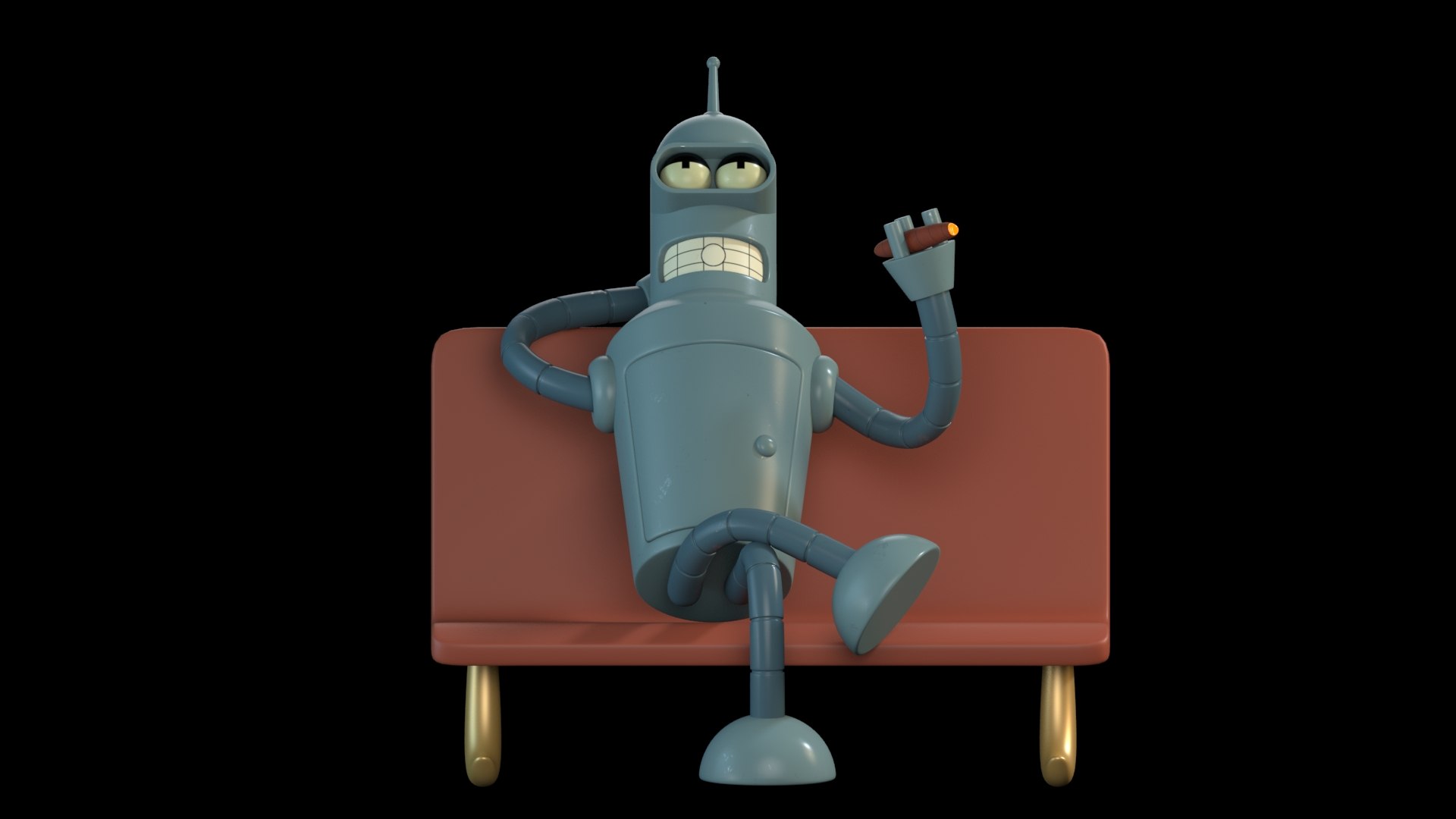 3D Bender Futurama Model - TurboSquid 1734710