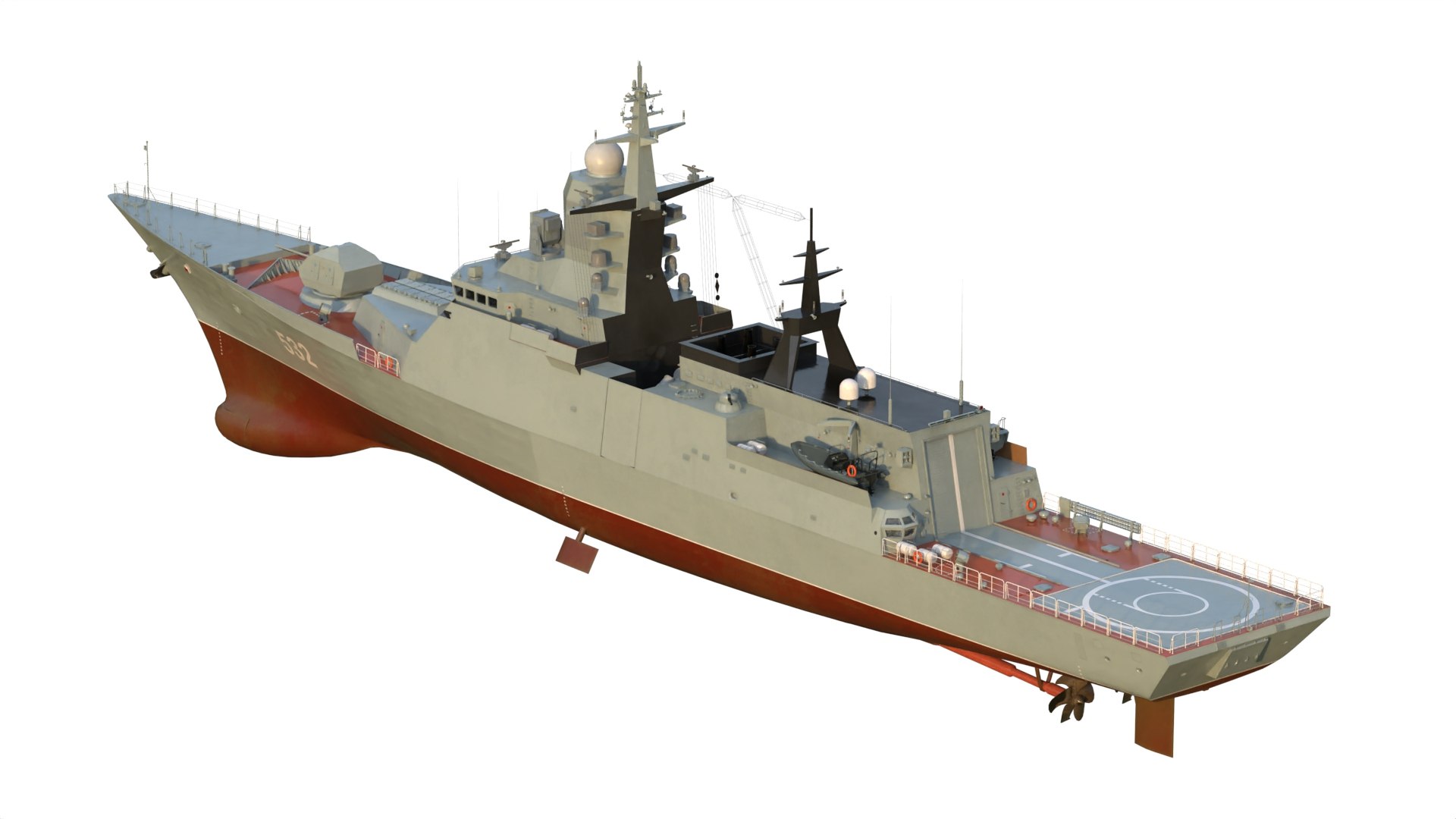 3d Steregushchiy Class Corvette 22380 - Turbosquid 2066804