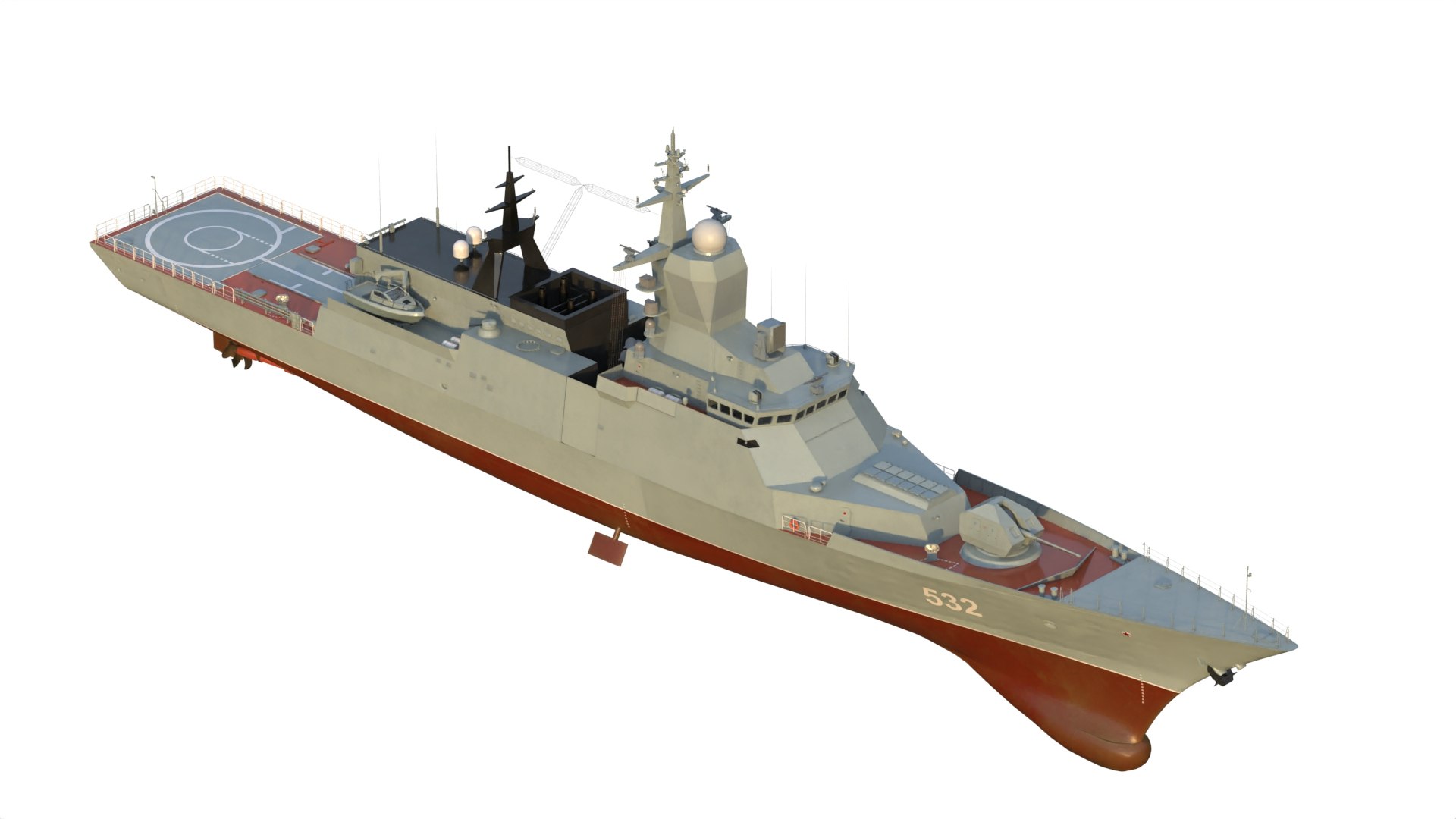 3D Steregushchiy Class Corvette 22380 - TurboSquid 2066804