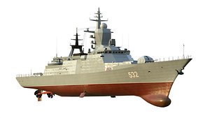 3D Steregushchiy class corvette 22380