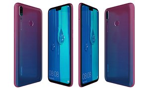3D model huawei y9 2019 twilght