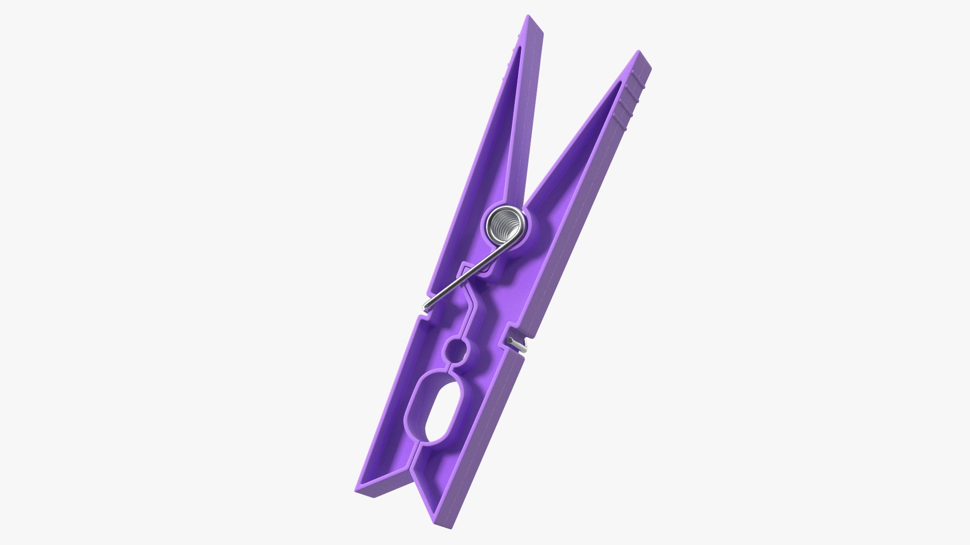 Clothespin Purple 3D model preview