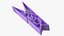 Clothespin Purple