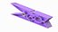 Clothespin Purple