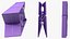 Clothespin Purple