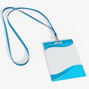 Identity card on strap large