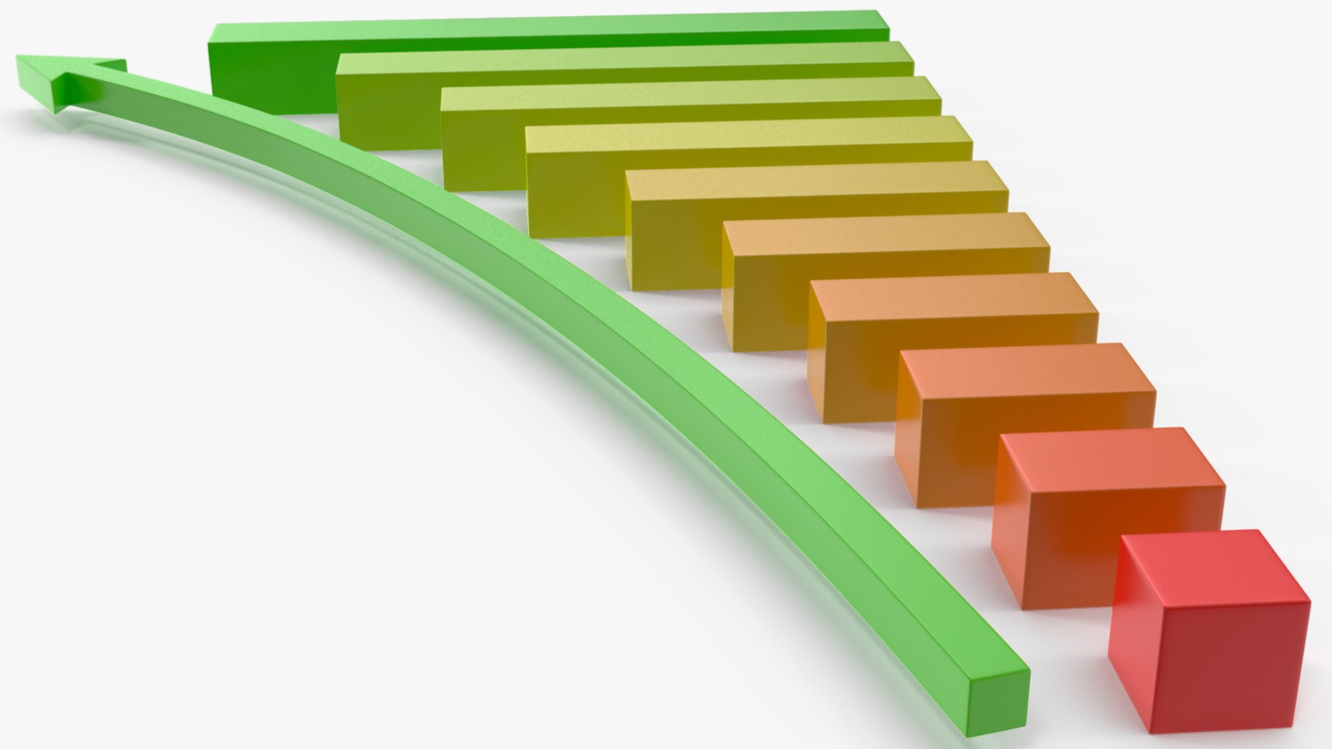 Graph Curved Model - TurboSquid 1703738