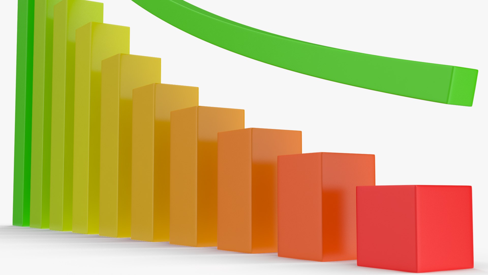 Graph Curved Model - TurboSquid 1703738