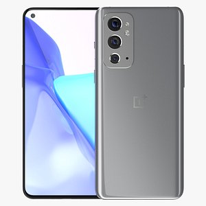 OnePlus 9 RT Silver 3D