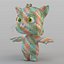 3D biped cat model