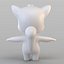 3D biped cat model