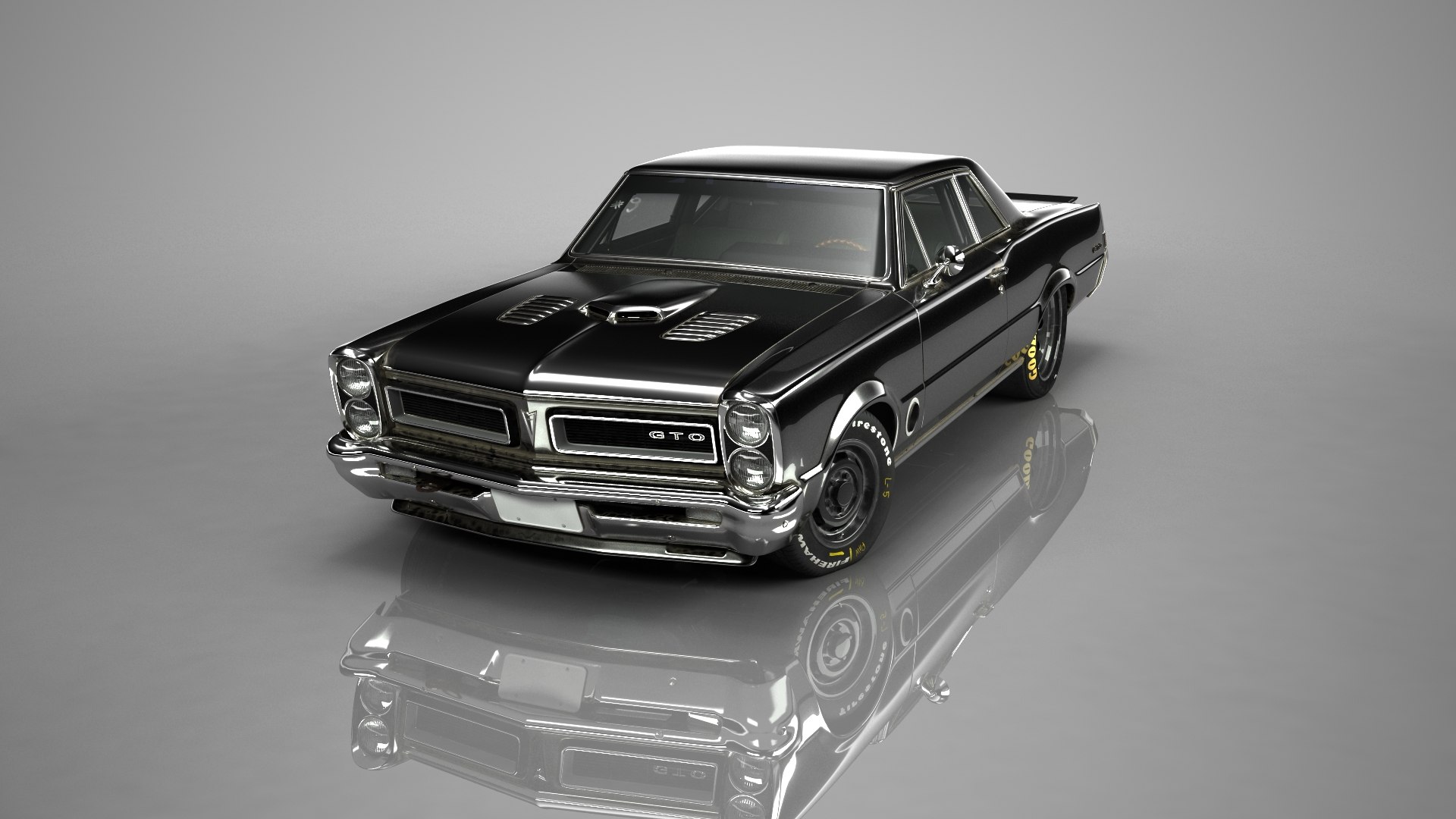 3D Pontiac Gto - TurboSquid 1602258