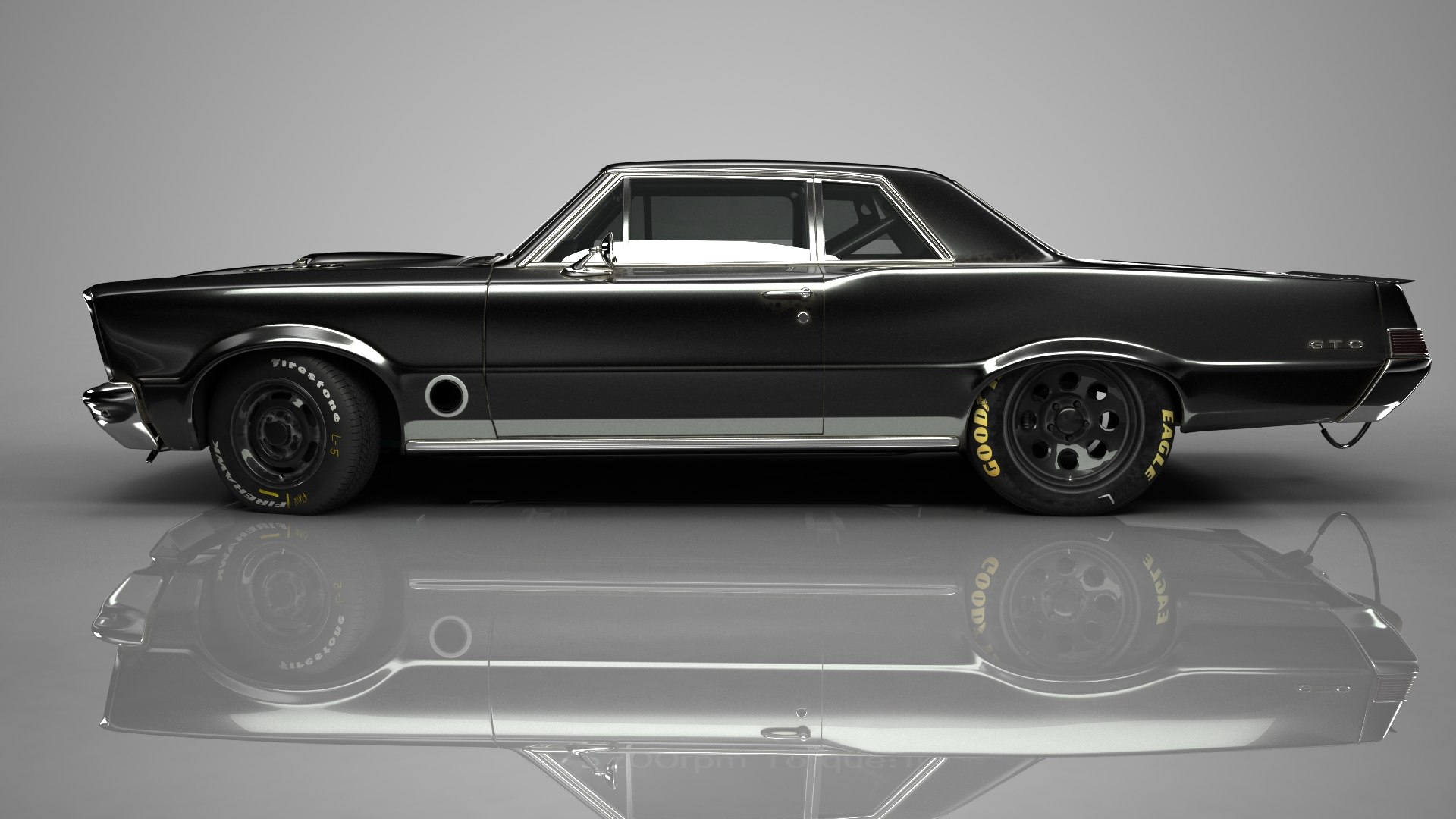 3D Pontiac Gto - TurboSquid 1602258