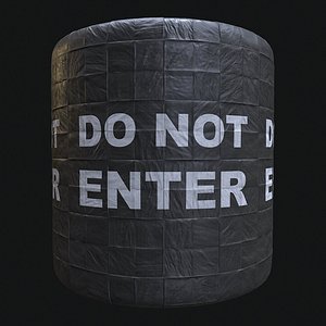 Do not Enter Tarpaulin Sheet 4x4m Game Ready 3D