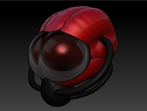 3d alien helmet