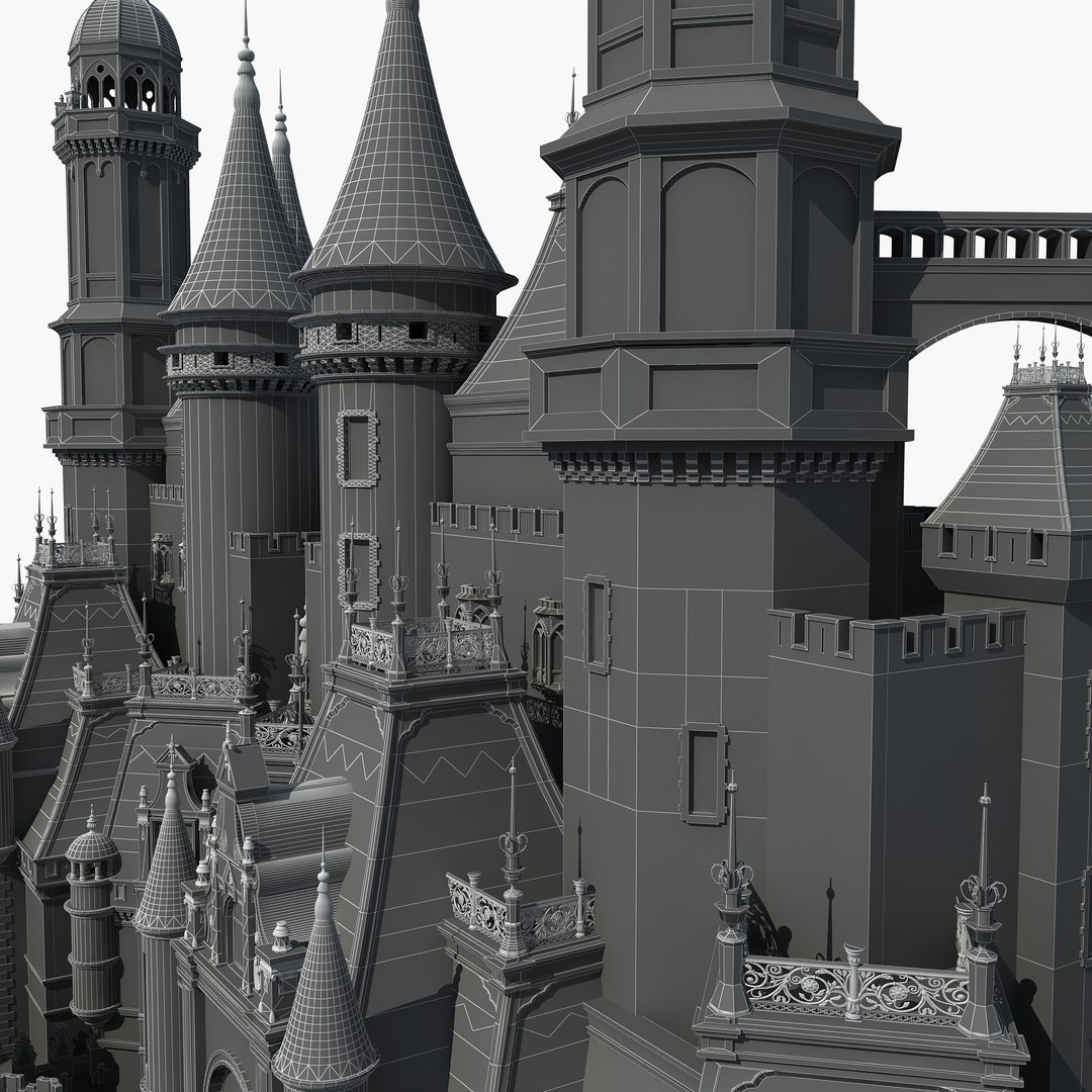 Castle 1 Model - TurboSquid 2128787