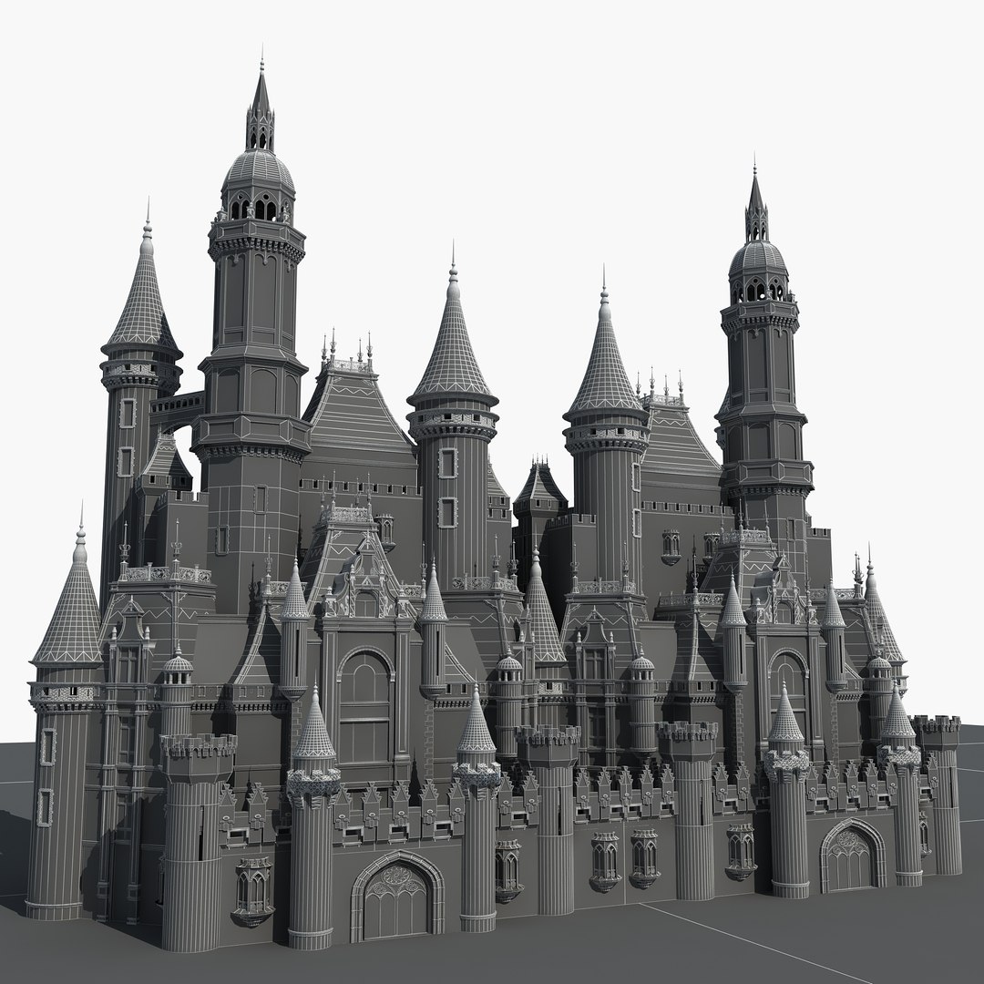 Castle 1 Model - TurboSquid 2128787