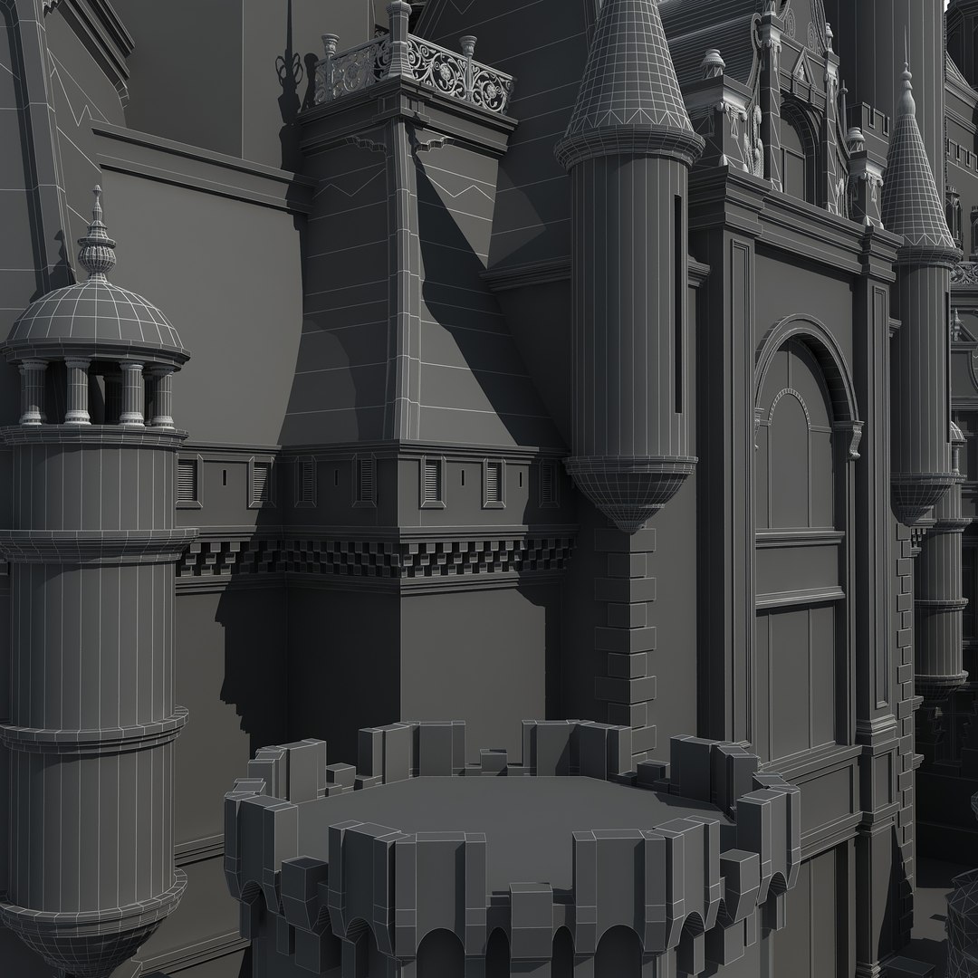 Castle 1 Model - TurboSquid 2128787