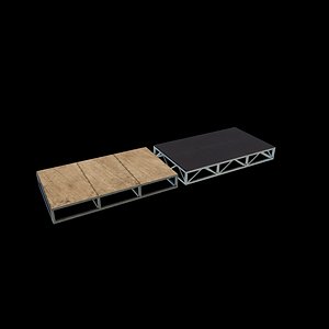 3D Stage Deck 3D model