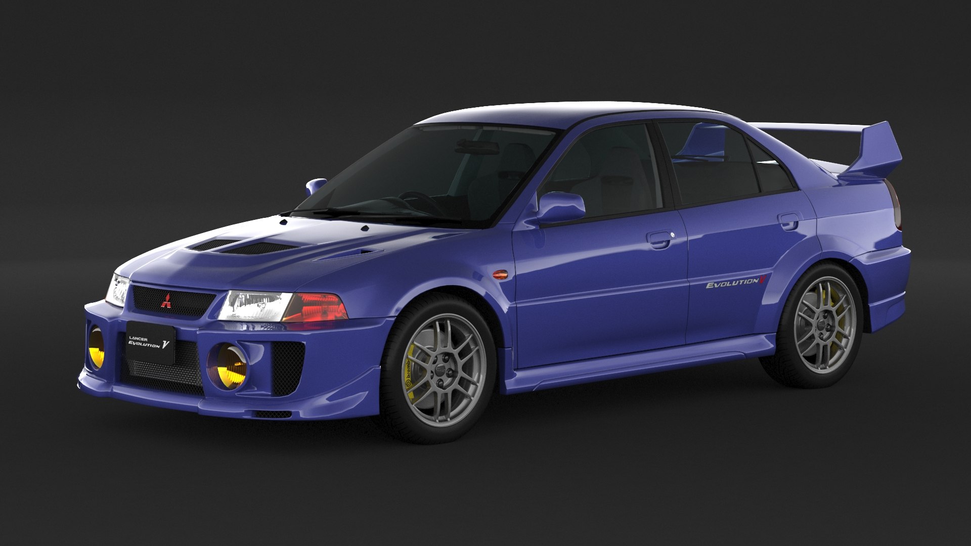 Mitsubishi Evolution 5 3D Model - TurboSquid 1274118