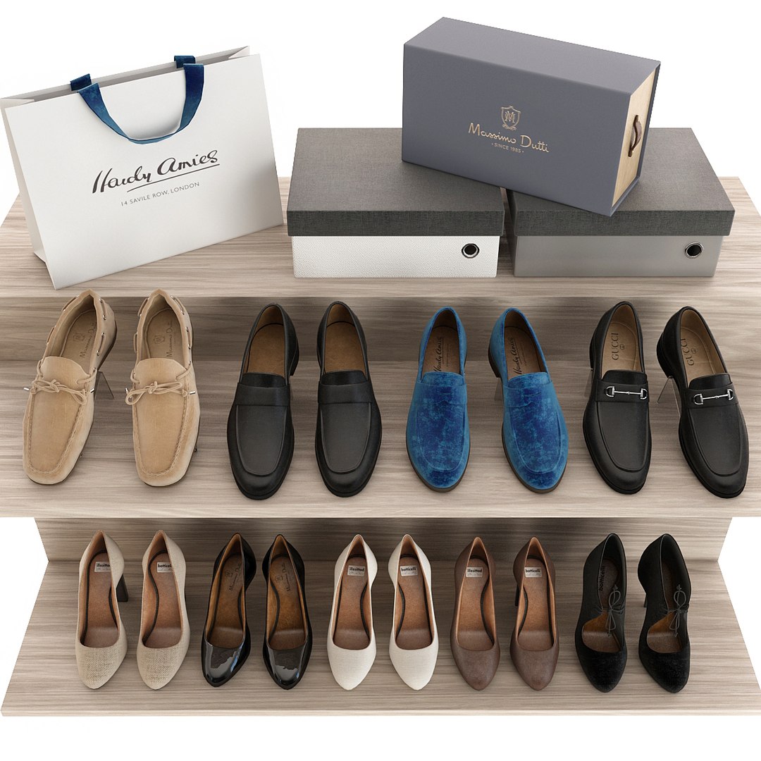 3D model Set of Shoes https://p.turbosquid.com/ts-thumb/ek/zm60SZ/S2/91/jpg/1623354977/1920x1080/fit_q87/016e3fa4d00c478aef3931ce567589f8b2276bf8/91.jpg