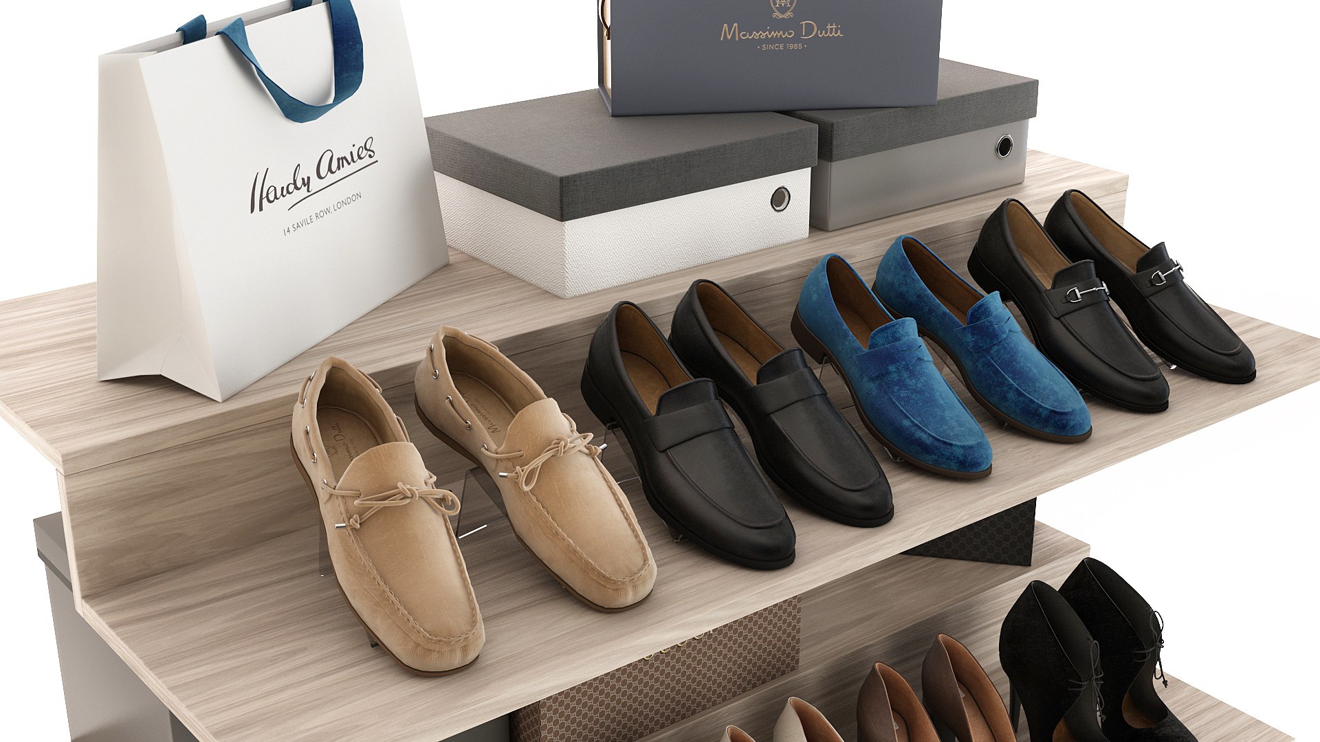 3D model Set of Shoes https://p.turbosquid.com/ts-thumb/ek/zm60SZ/sT/img6_1920/jpg/1623354871/1920x1080/fit_q87/9f6722c3f2e68d4c8452a70b2f8cc9d8b8db5def/img6_1920.jpg