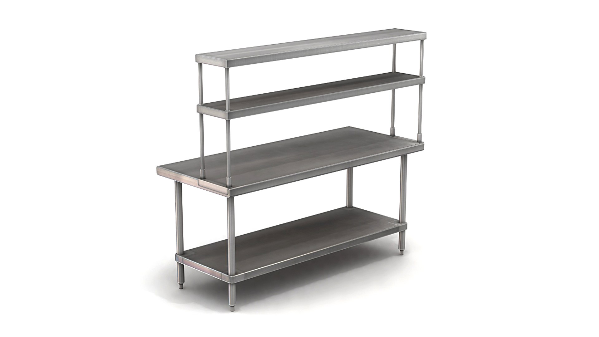 Commercial Kitchen Prep Table 3D Model - TurboSquid 1331654