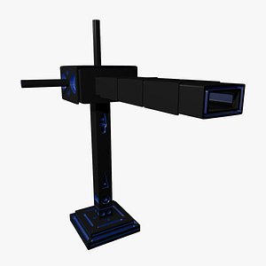 Futuristic Sci-Fi Turret model