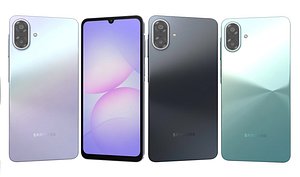 Samsung Galaxy A07 5G All Colors 3D model