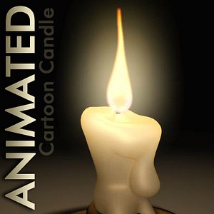 Cartoon Poor Candle