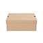 Caja de zapatos marrón