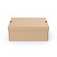 Caja de zapatos marrón